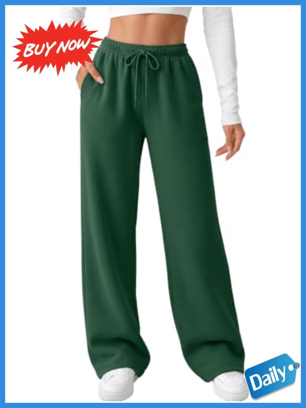 Fleece Lined Straight Leg Sweatpants Drawstring Waist Pockets Lounge Pants